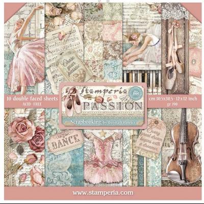 Stamperia Passion Designpapier - Paper Pack